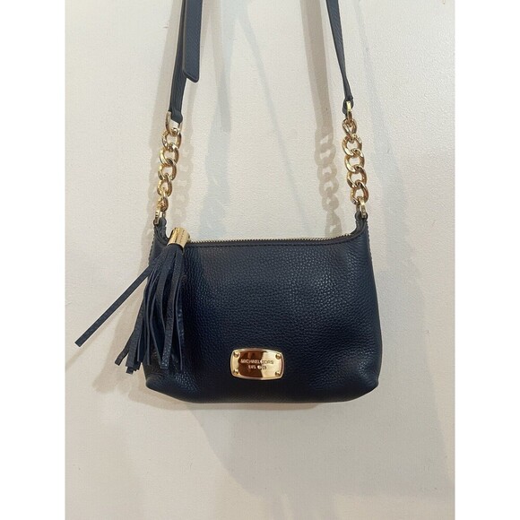 Bundle x Michael Kors Leather Tote Bag + Jet Set Crossbody Bag, NAVY BLUE - Picture 9 of 15